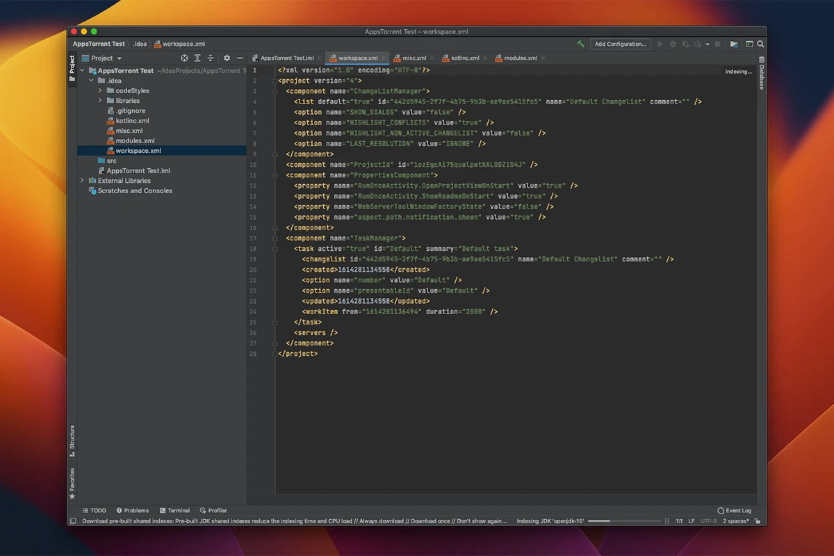 Intellij IDEA 截图 2