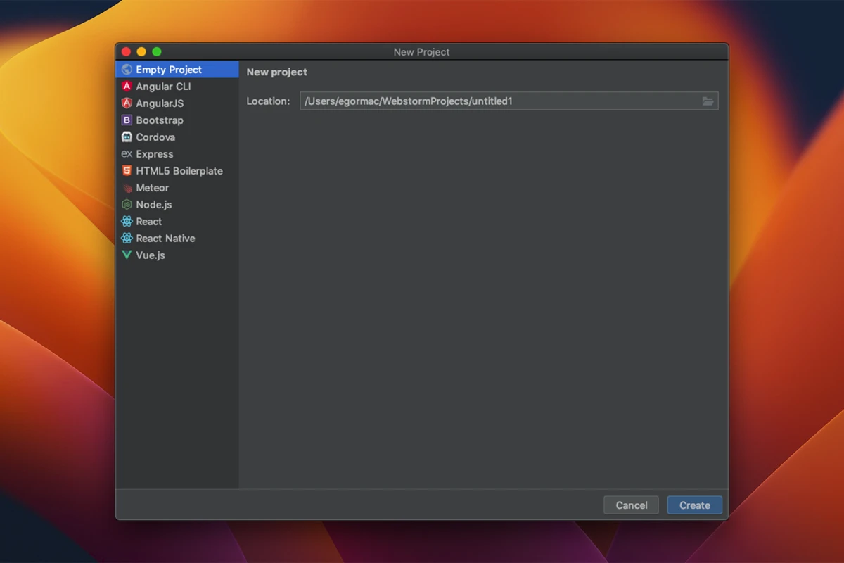 WebStorm 截图 3