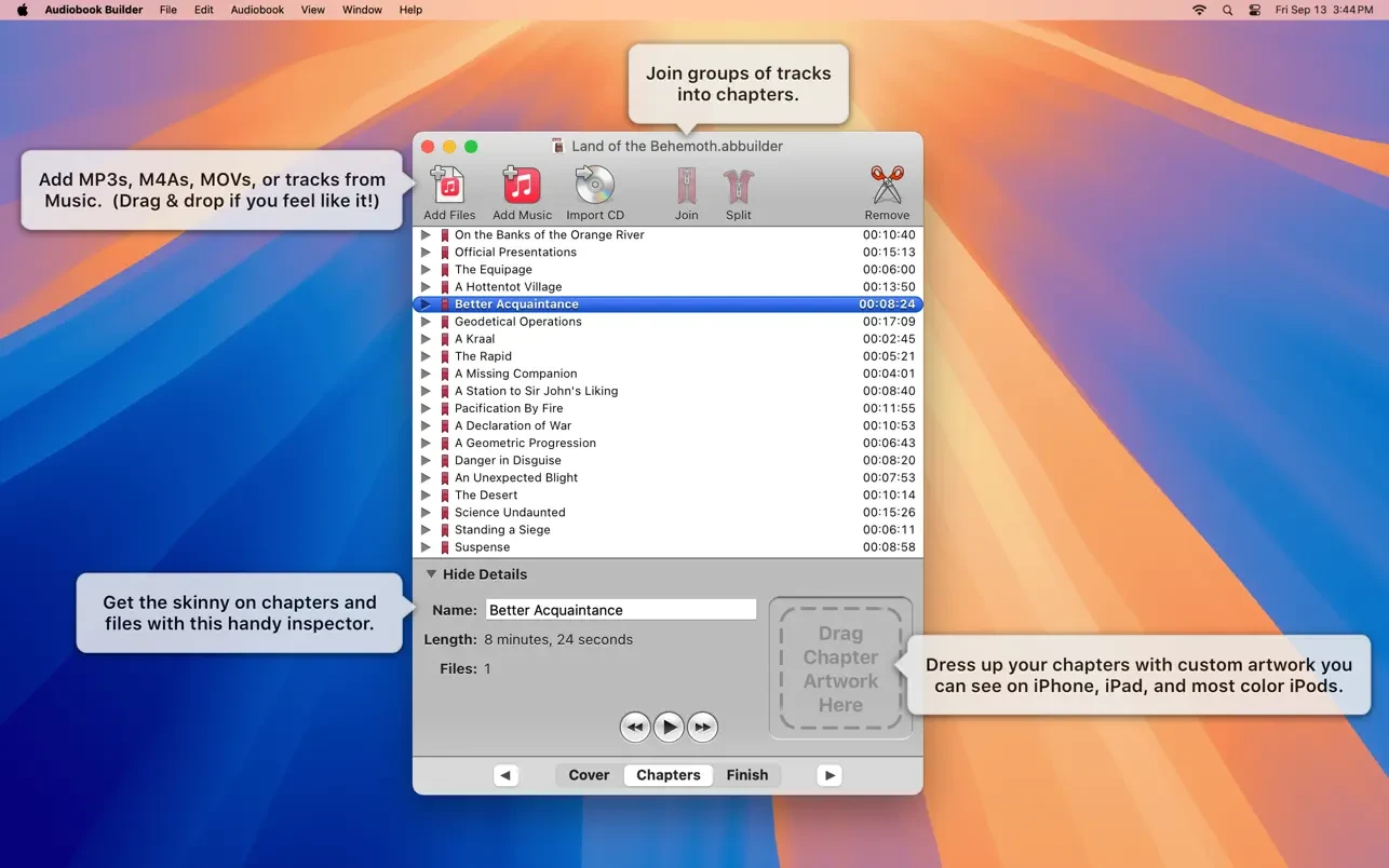 Audiobook Builder 截图 1