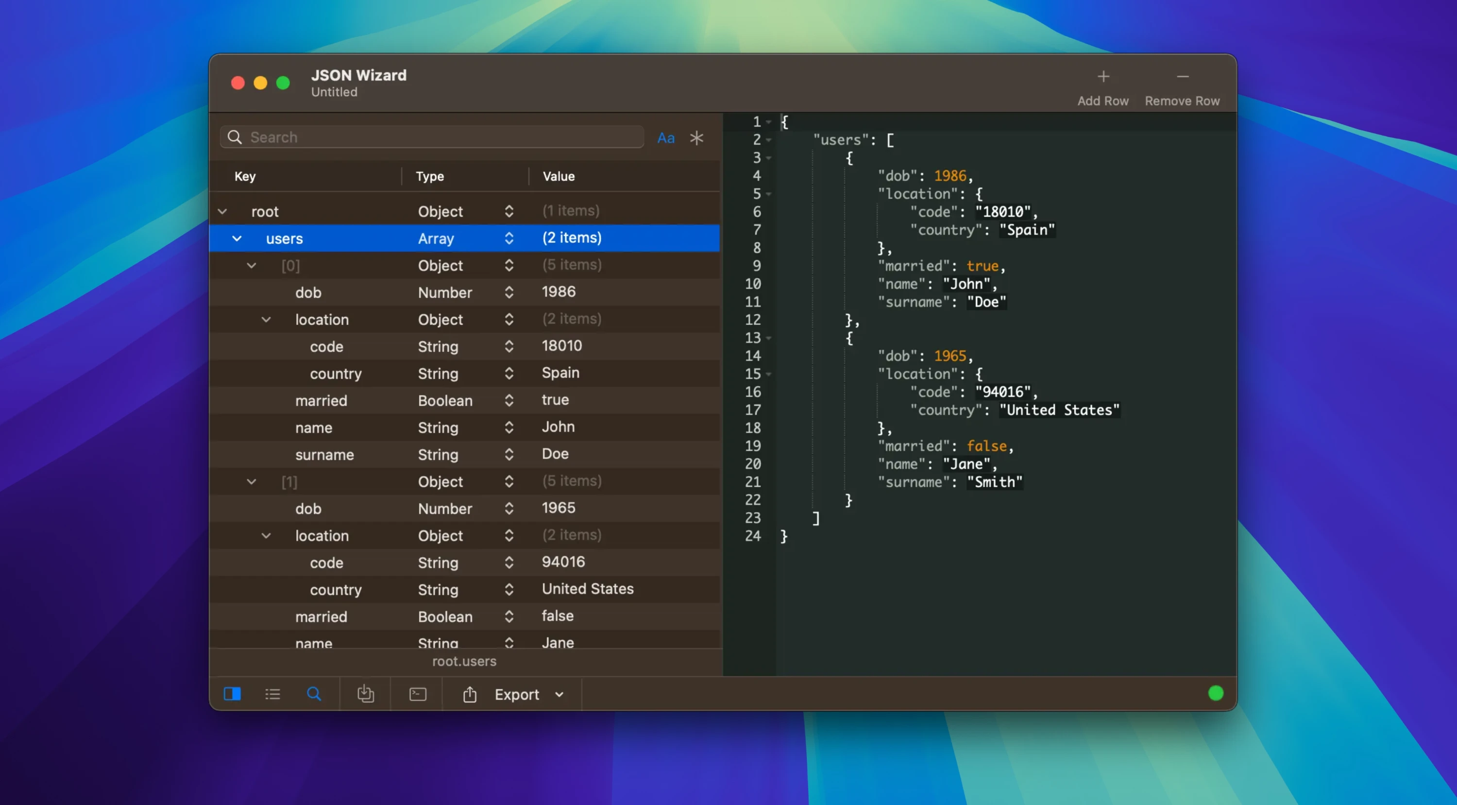 JSON Wizard 截图 1