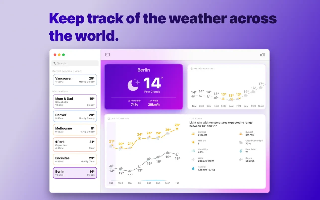Mercury Weather 截图 3