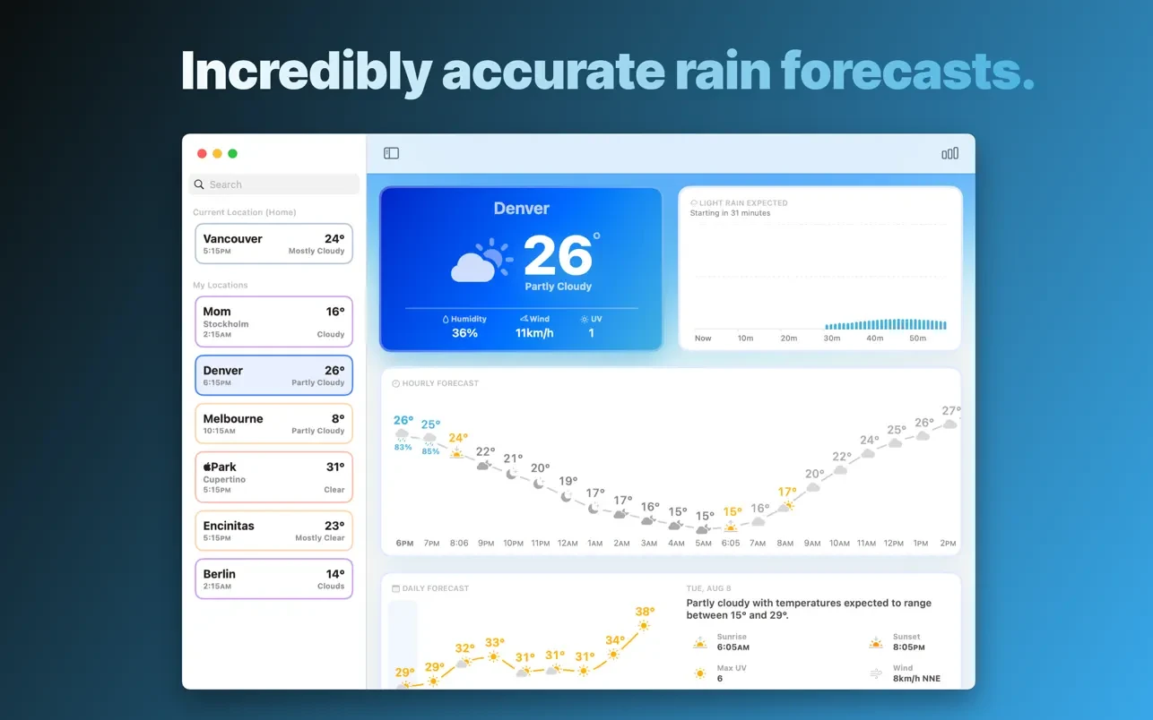 Mercury Weather 截图 4