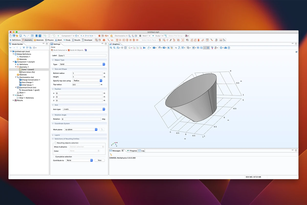 COMSOL Multiphysics 截图 1