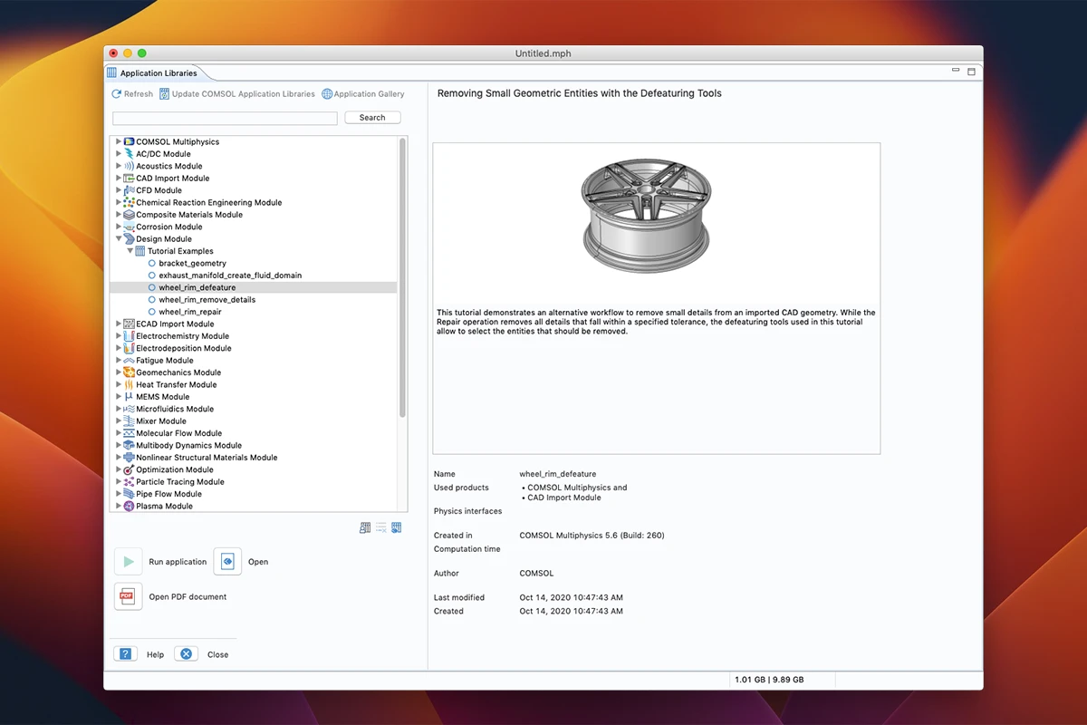 COMSOL Multiphysics 截图 2