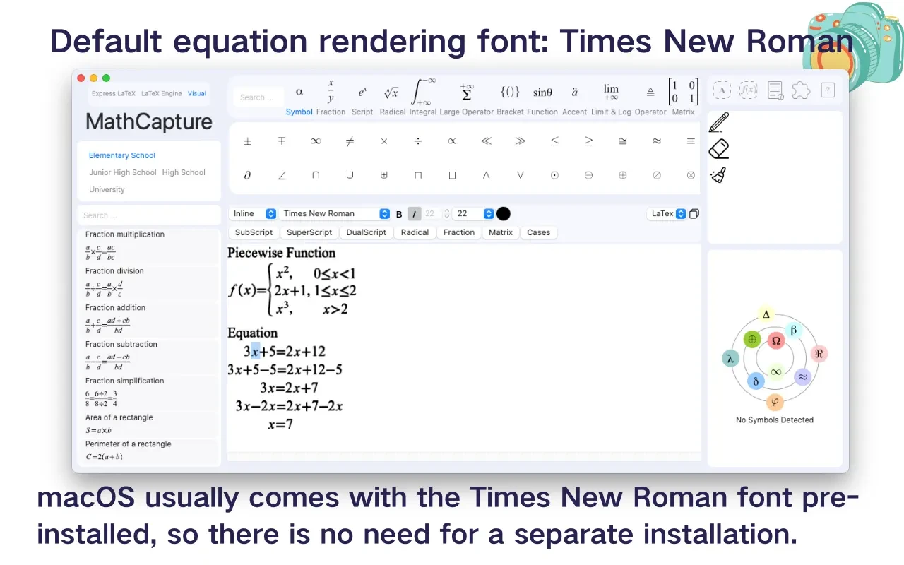 MathCapture – Equation Editor 截图 6