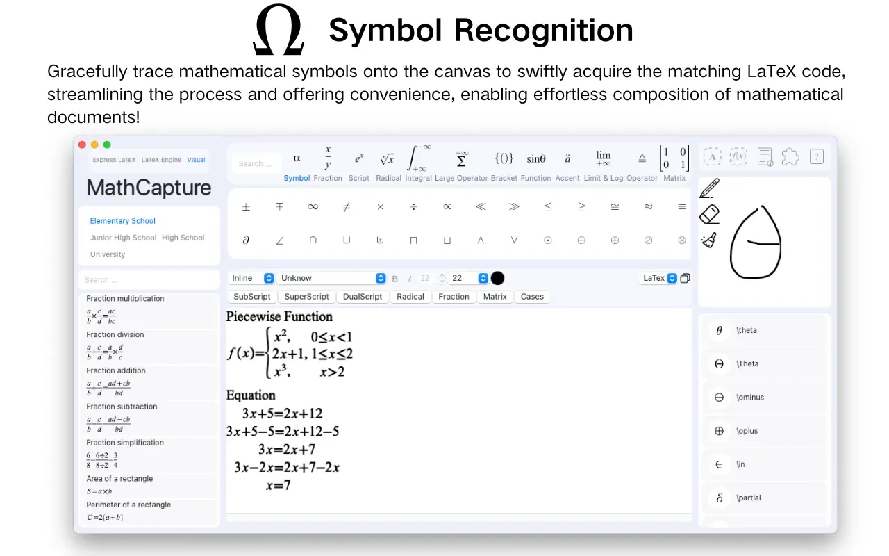 MathCapture – Equation Editor 截图 10