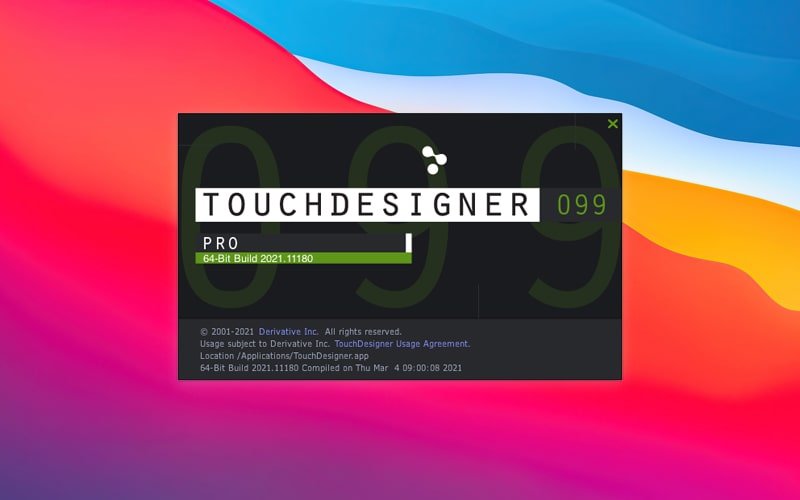 TouchDesigner Pro 截图 1