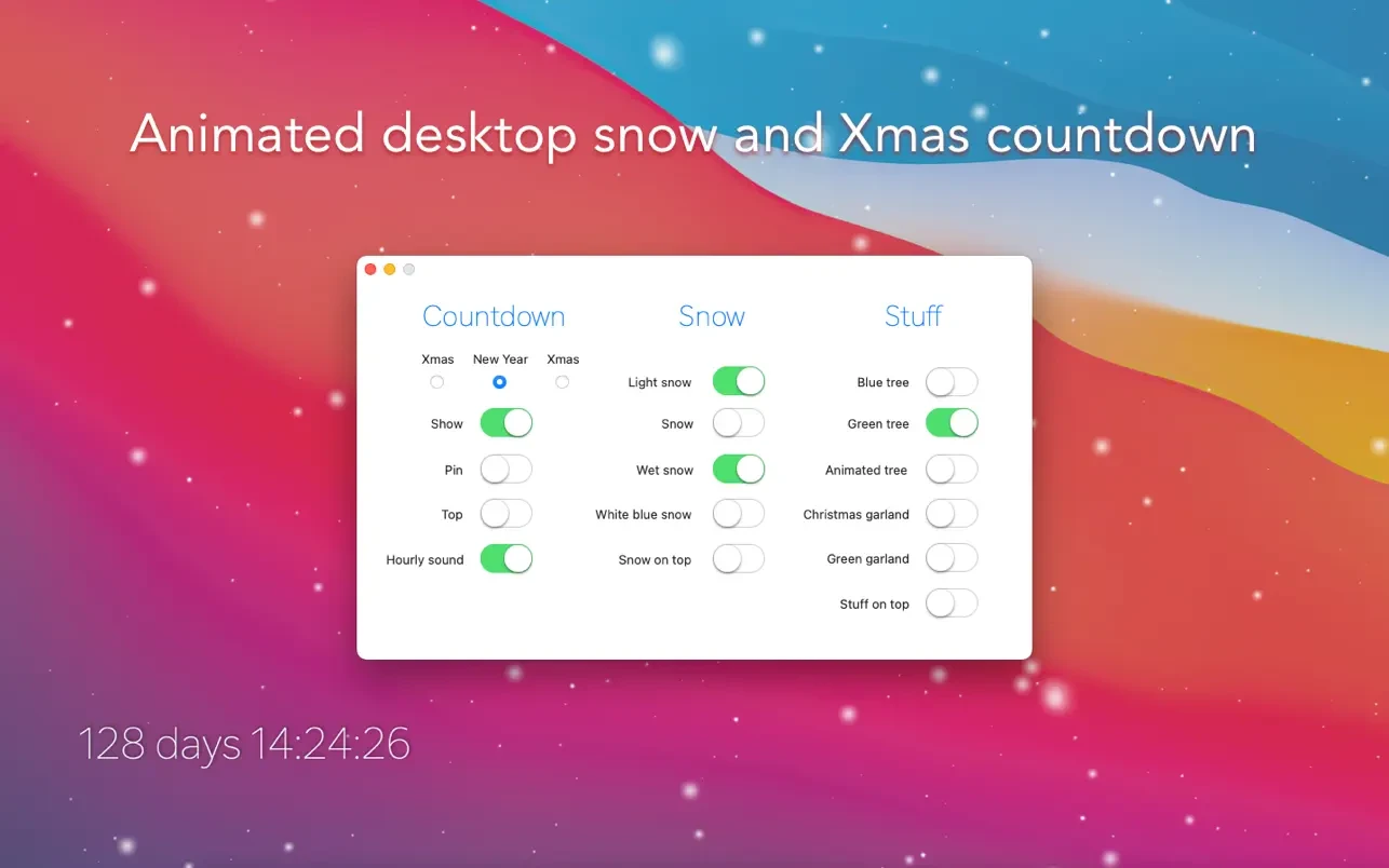 Xmas snow 截图 1