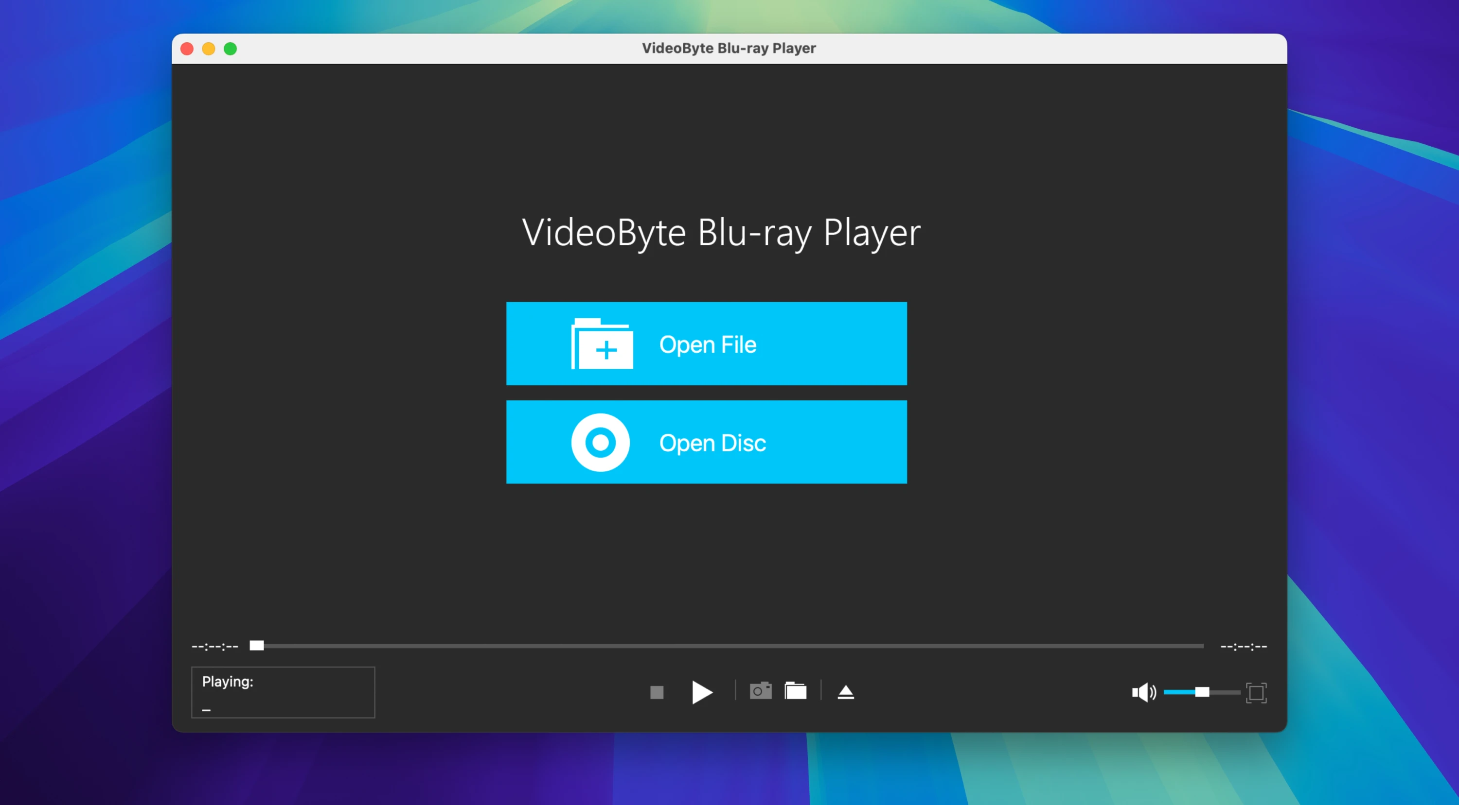 VideoByte Blu-ray Player 截图 1