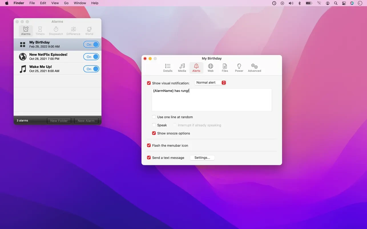 Alarm Clock Pro 截图 2