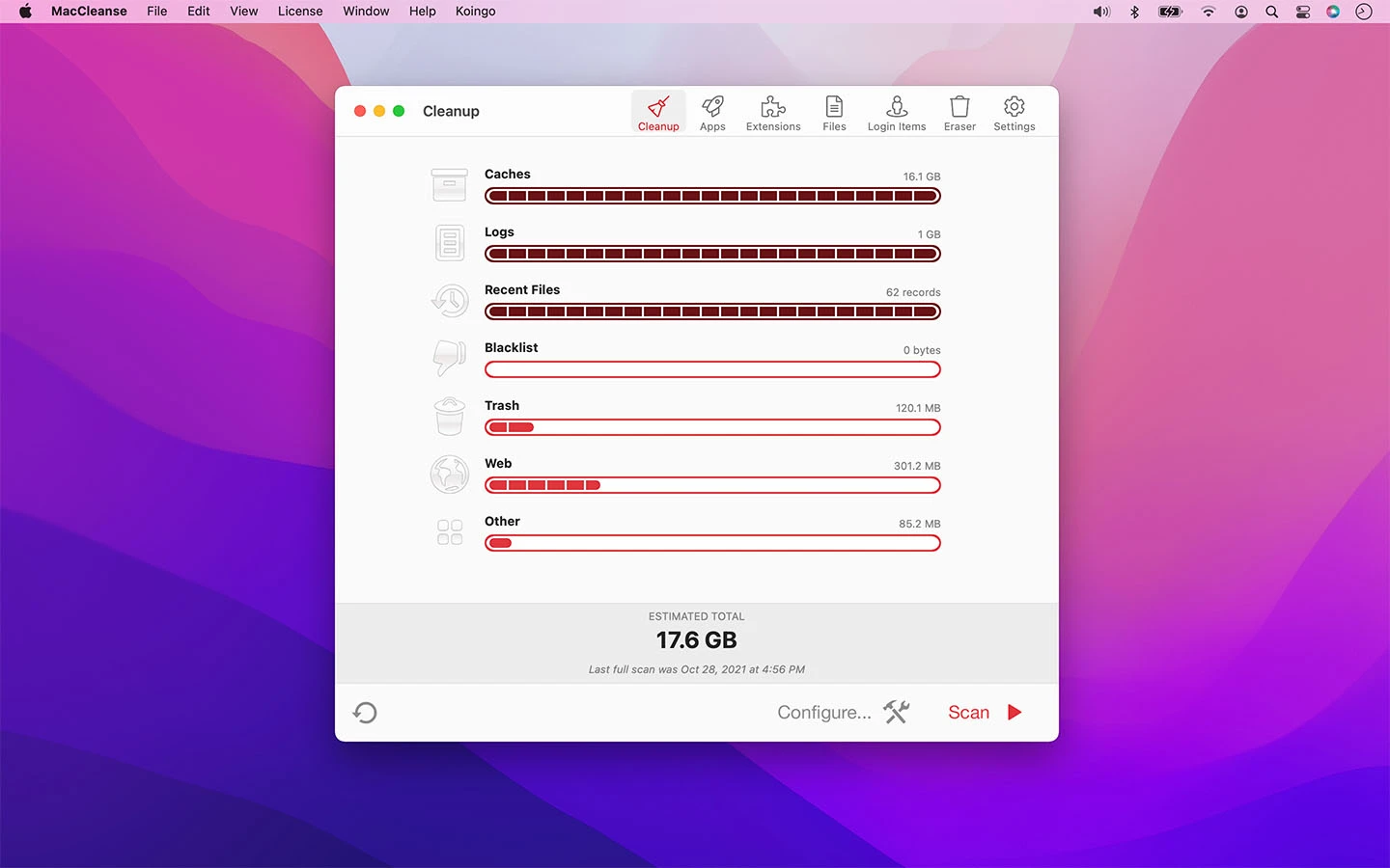 MacCleanse 截图 1