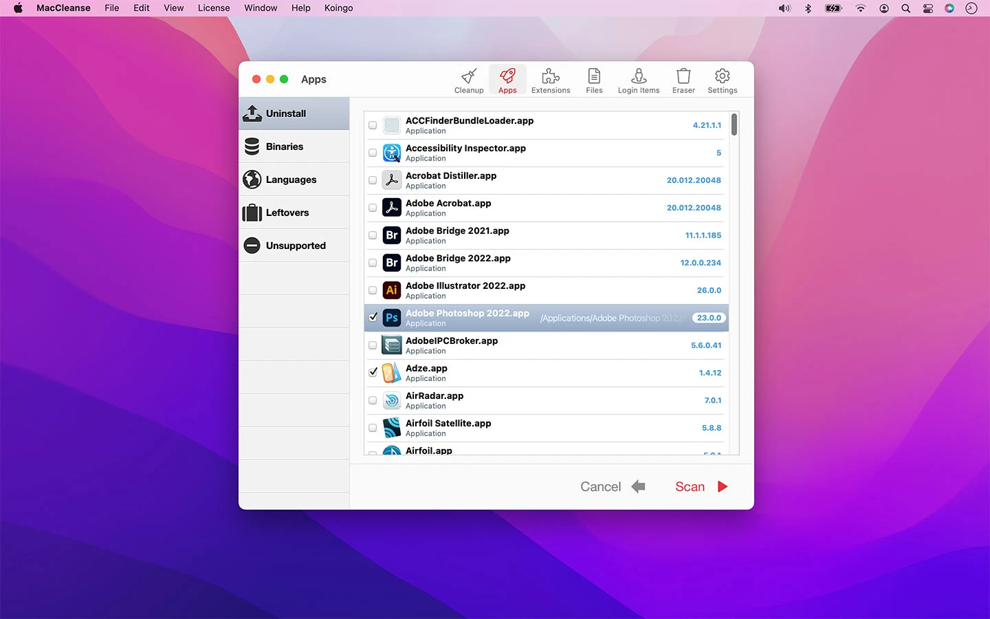 MacCleanse 截图 3