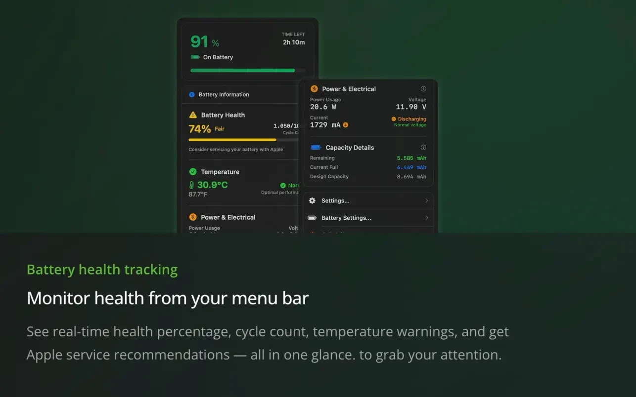 Juicy: Battery Alerts & Health 截图 4