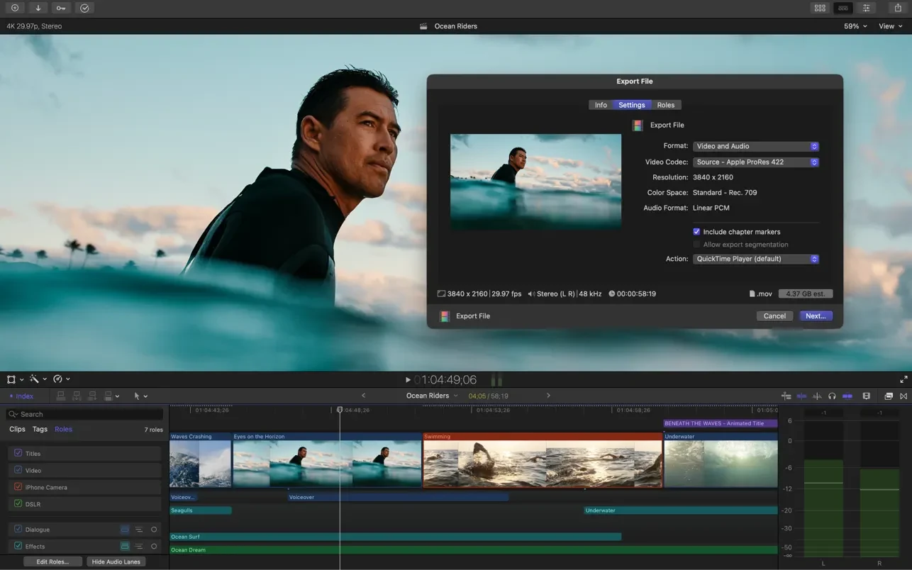 Final Cut Pro 截图 7