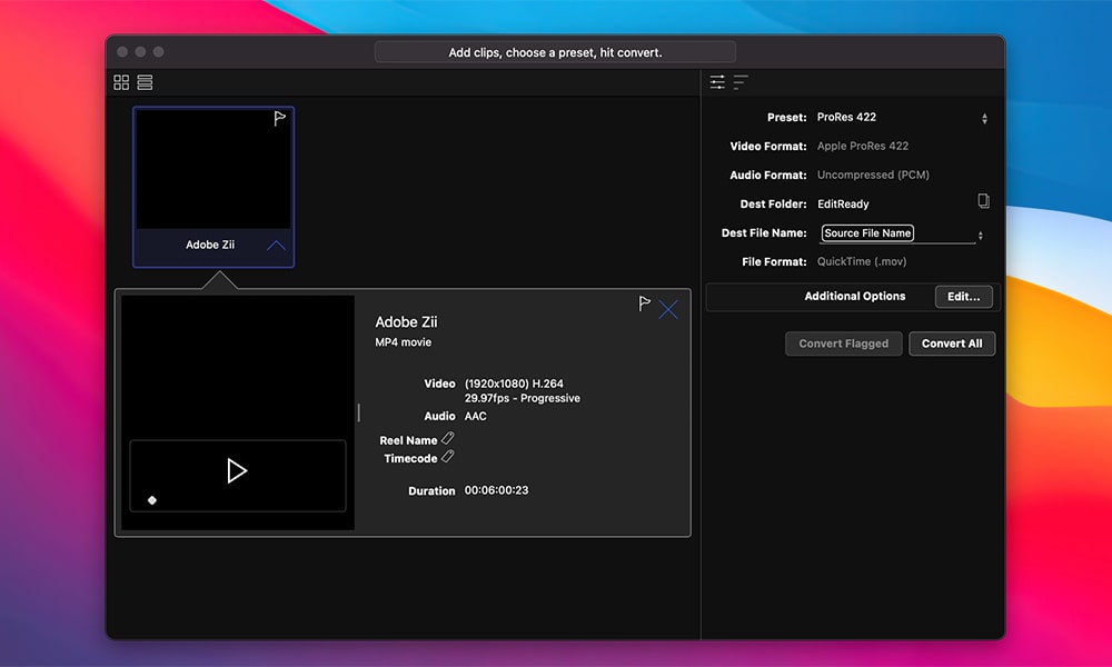 EditReady 截图 2