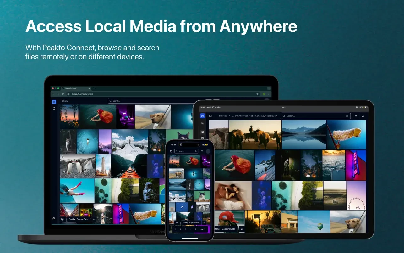 Peakto – Al Media Organizer 截图 7