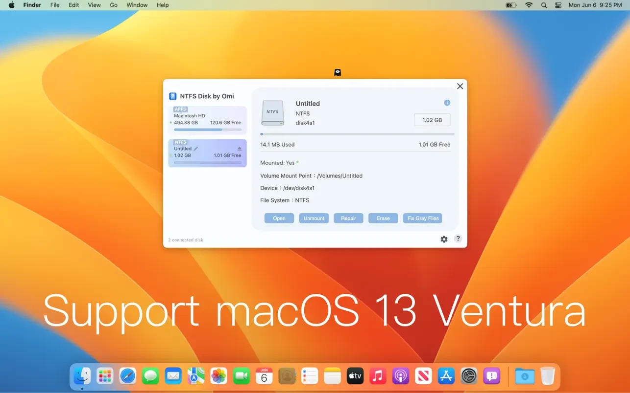 NTFS Disk by Omi NTFS 截图 1