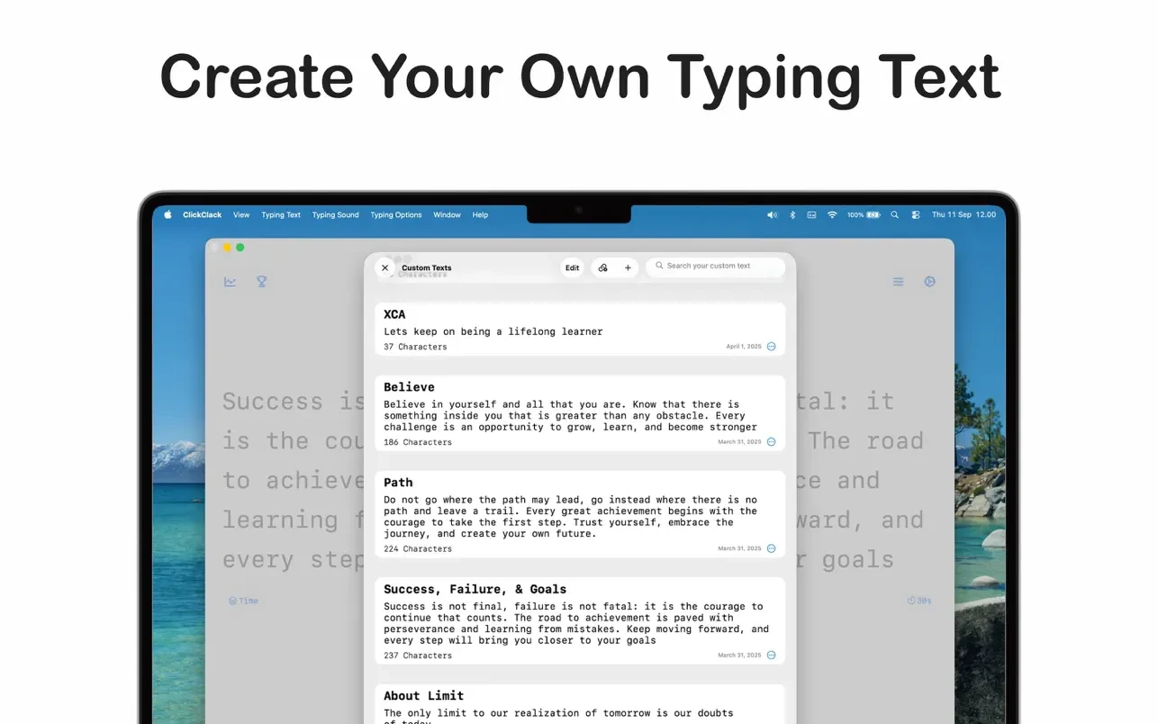ClickClack - Typing Trainer 截图 8