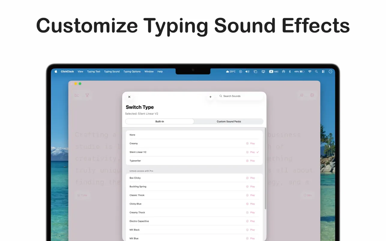 ClickClack - Typing Trainer 截图 9