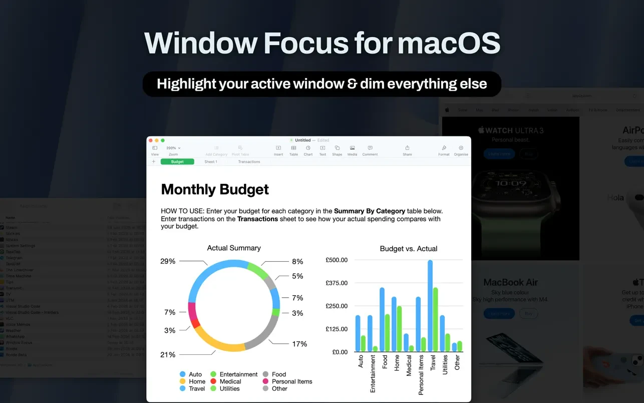 Window Focus - Dim Screen 截图 1