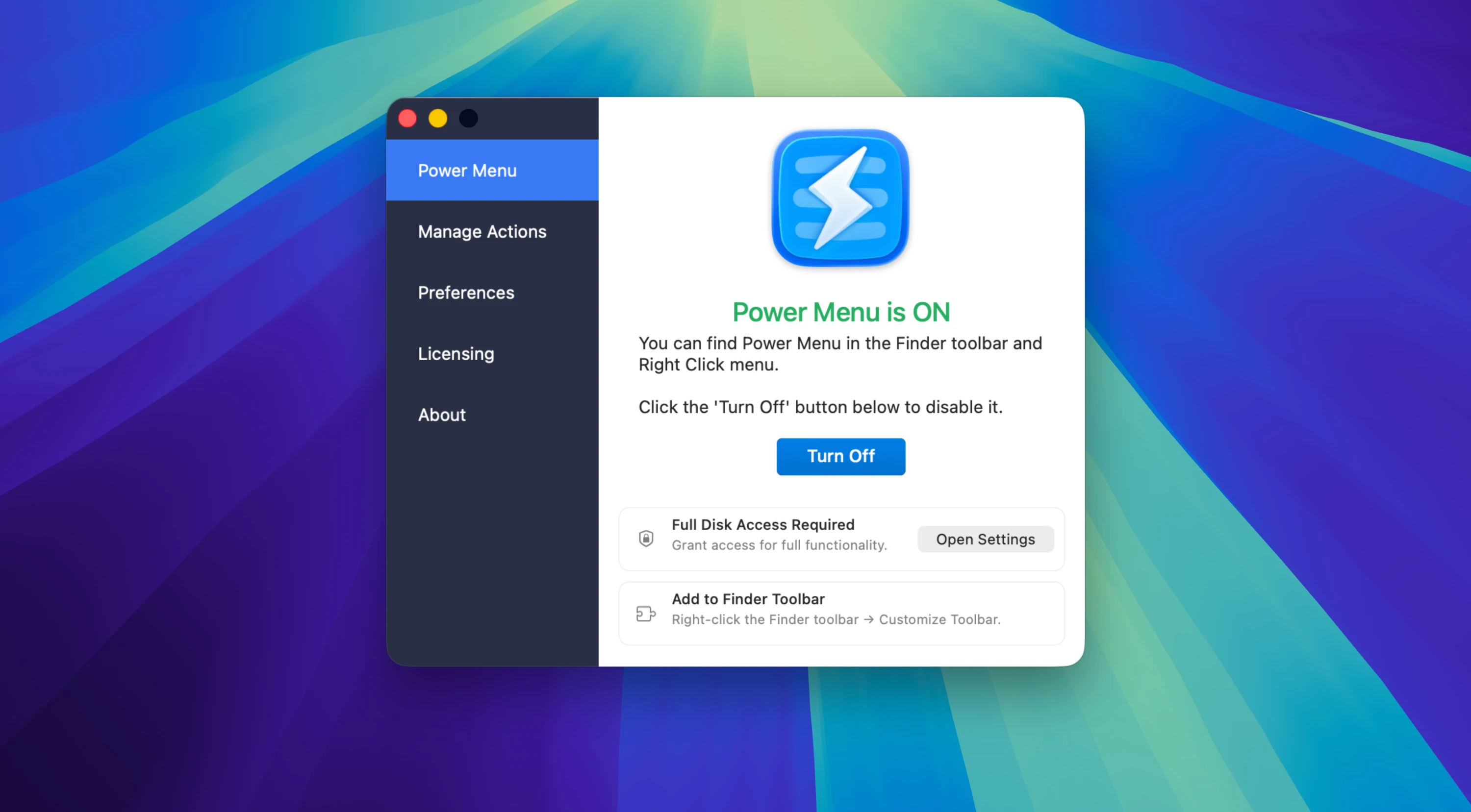 Power Menu 截图 1