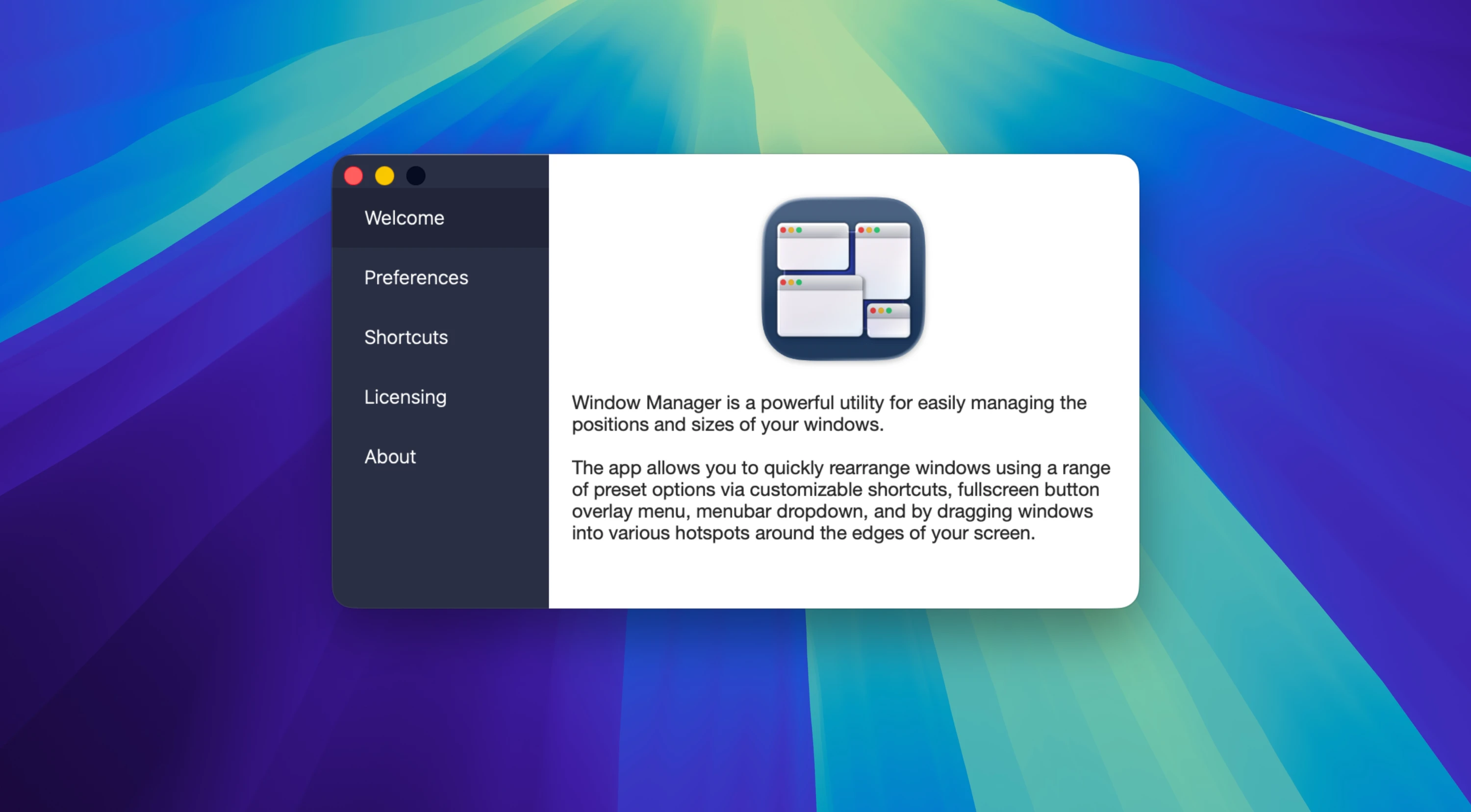 Window Manager 截图 1