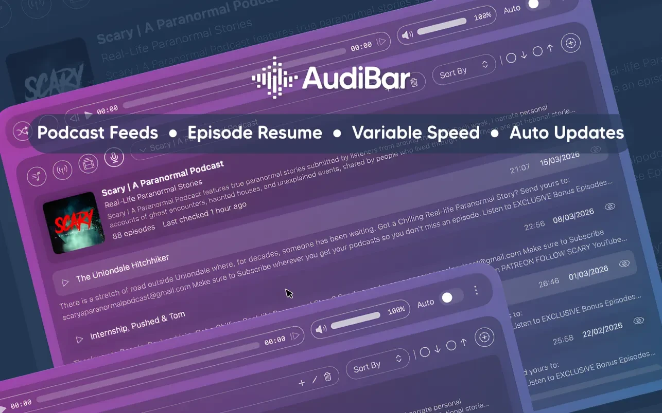 AudiBar 截图 2