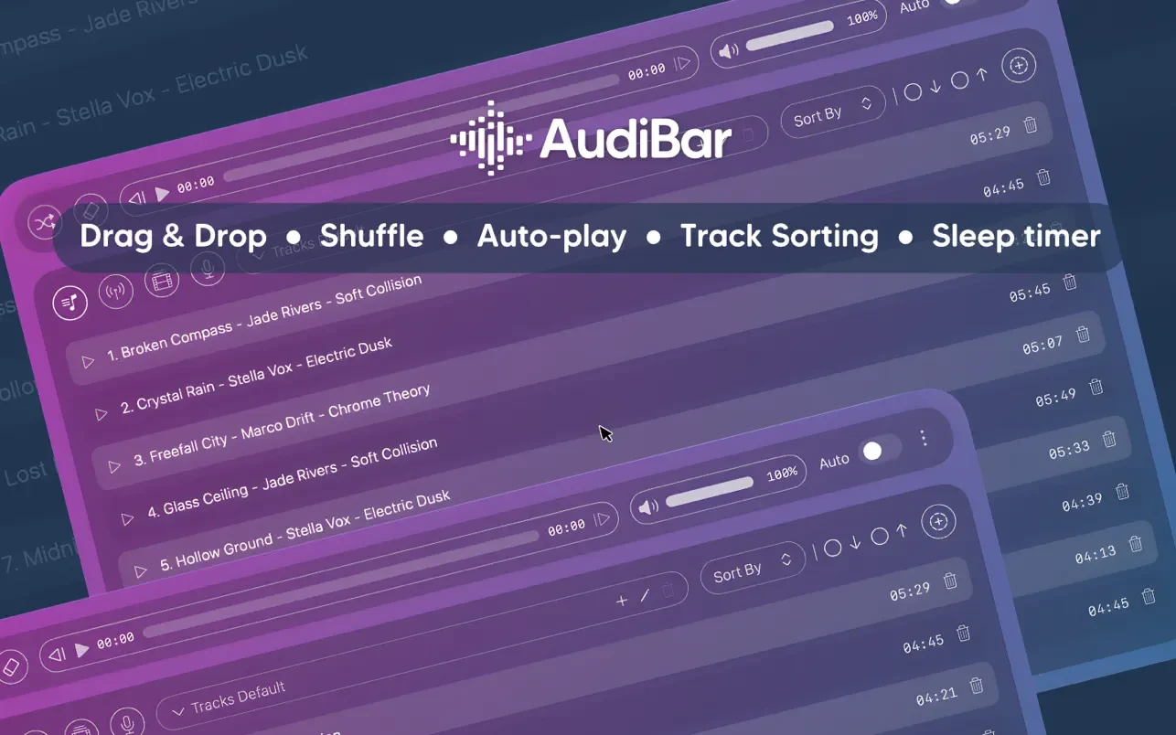 AudiBar 截图 4