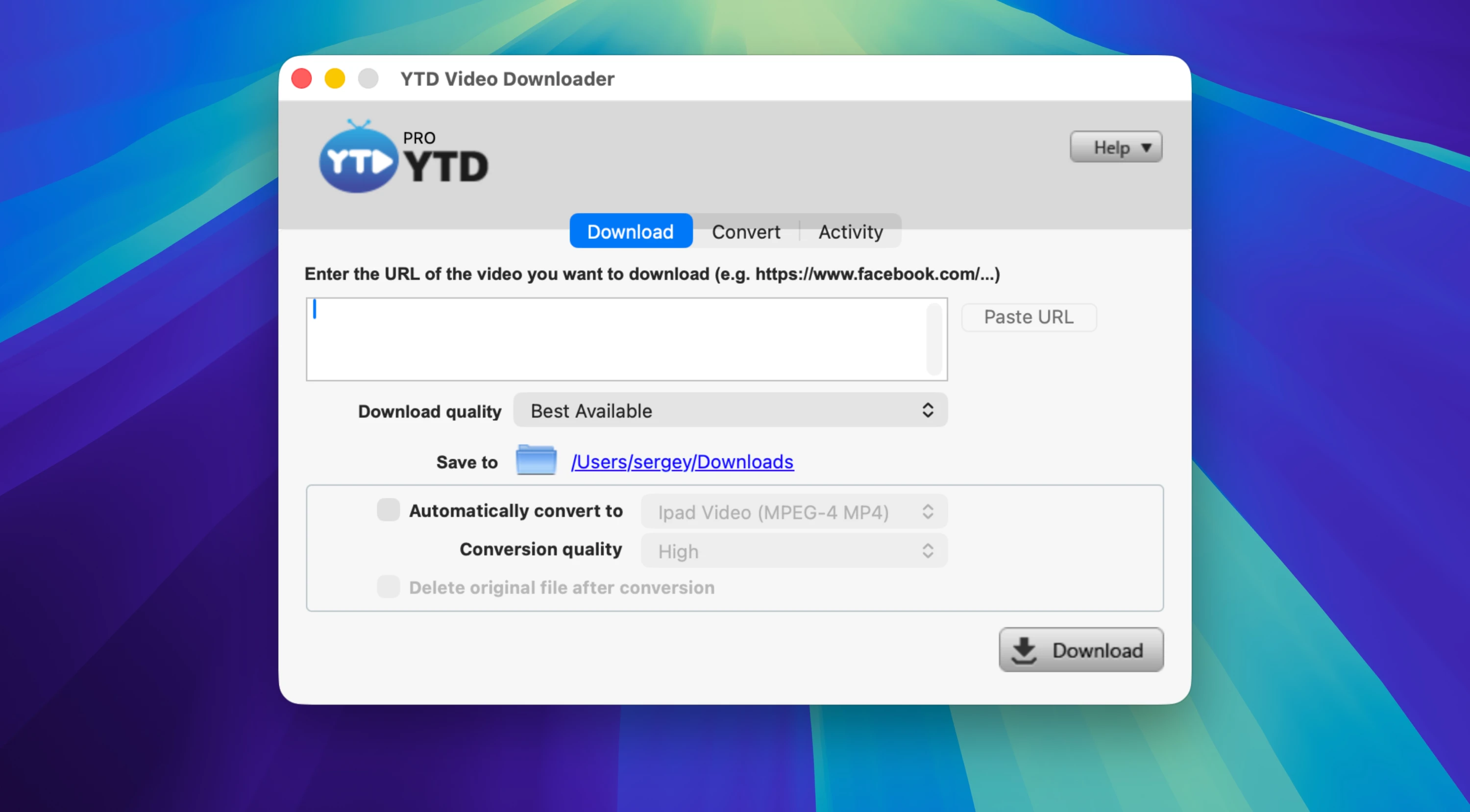 YTD Video Downloader PRO 截图 1