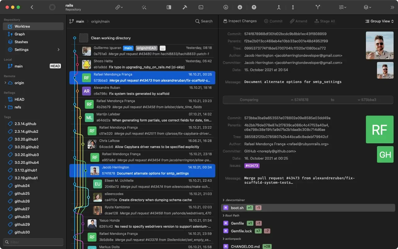 Gitfox screenshot 1