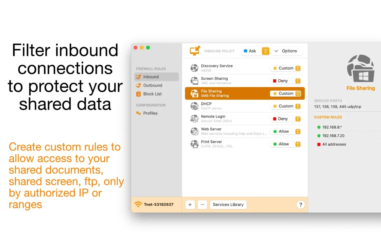 Firewall Scudo 截图 3