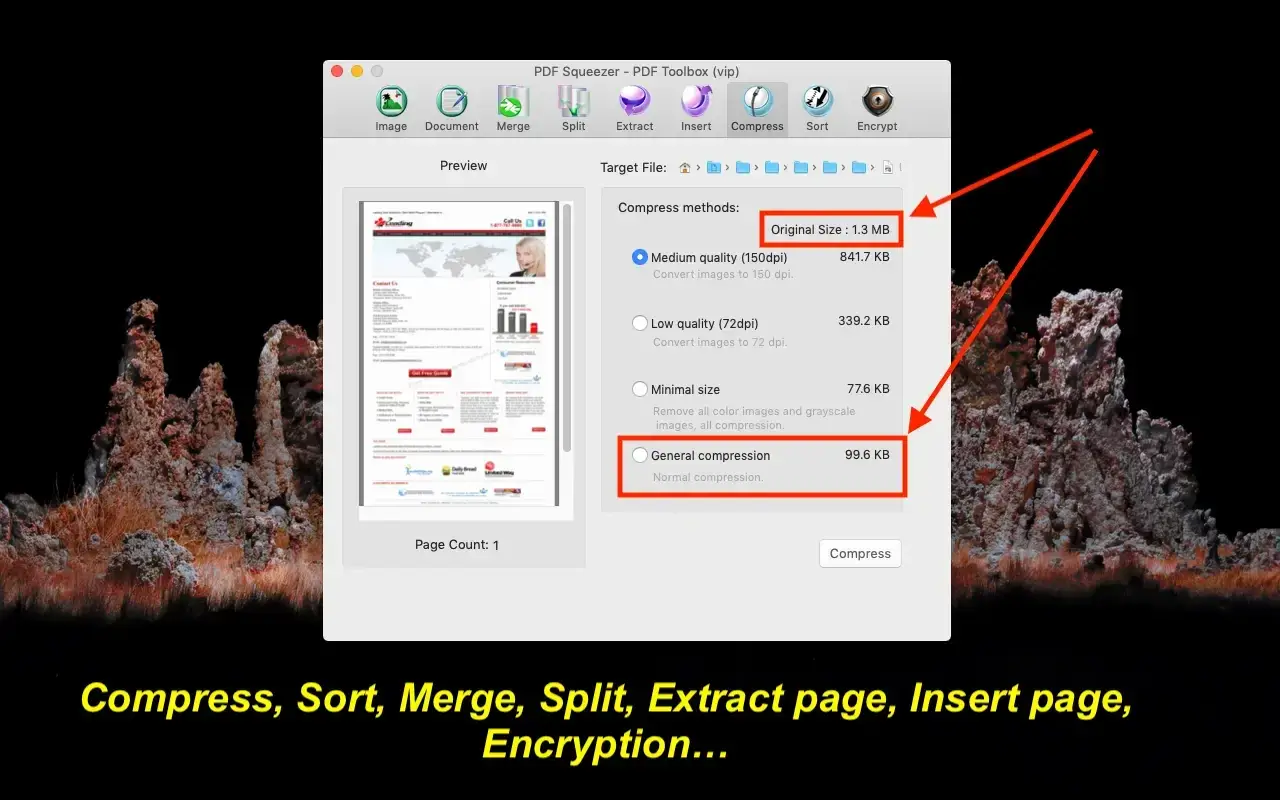 PDF Compressor & PDF Toolbox 截图 1