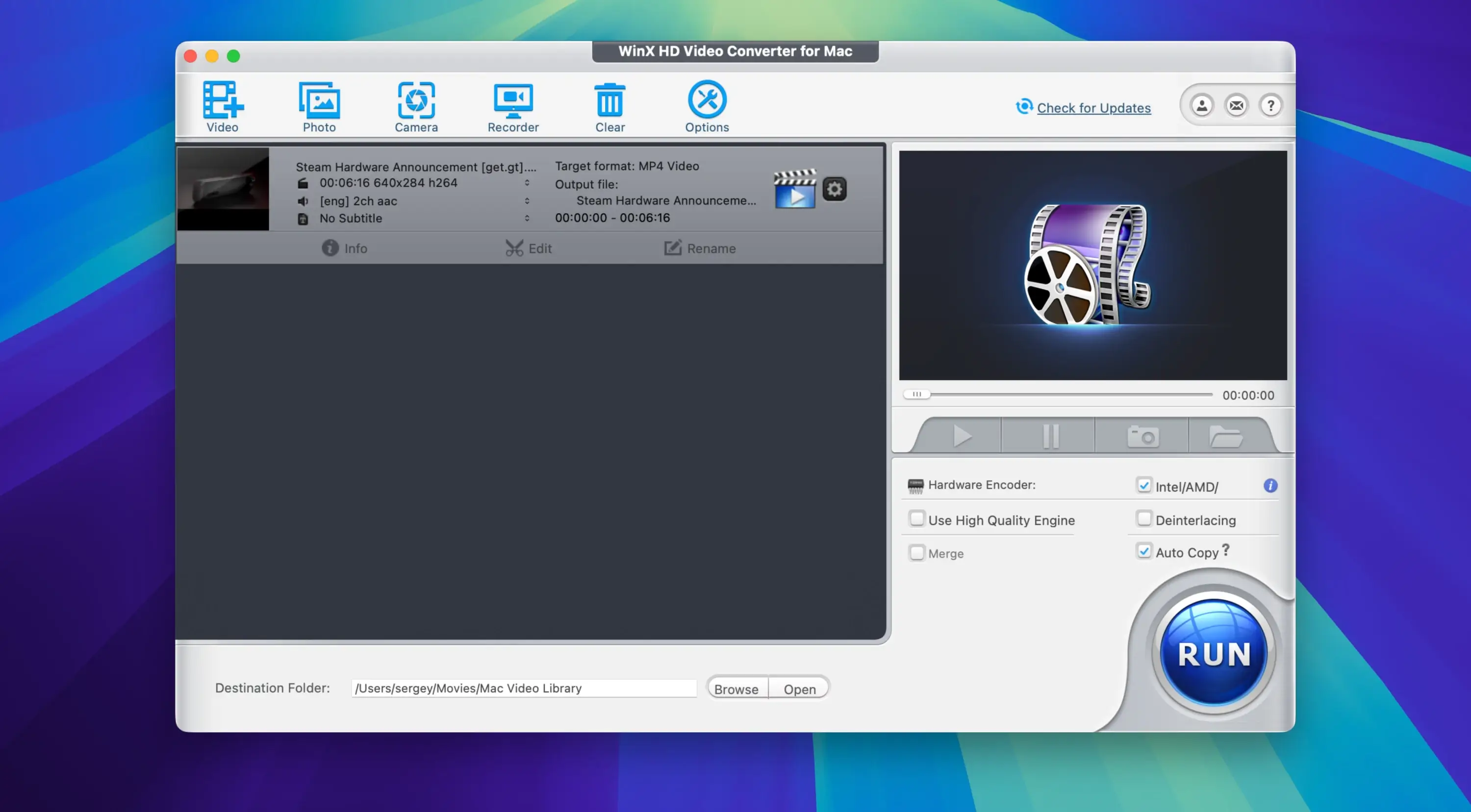 WinX HD Video Converter 截图 2