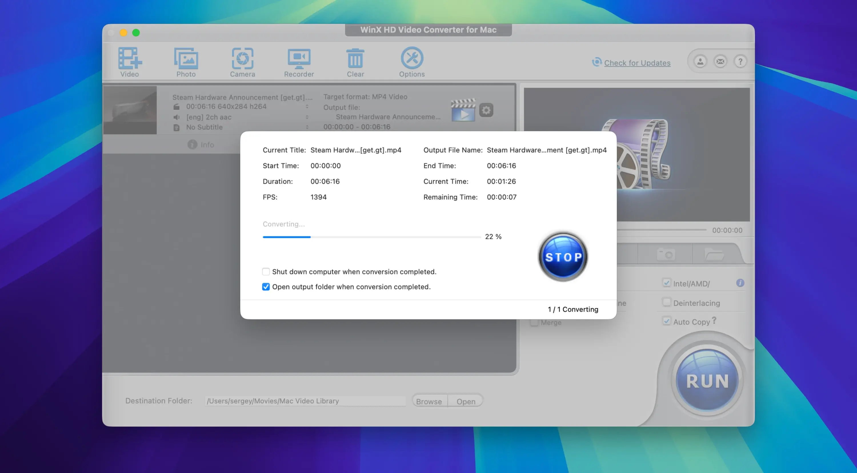 WinX HD Video Converter 截图 4