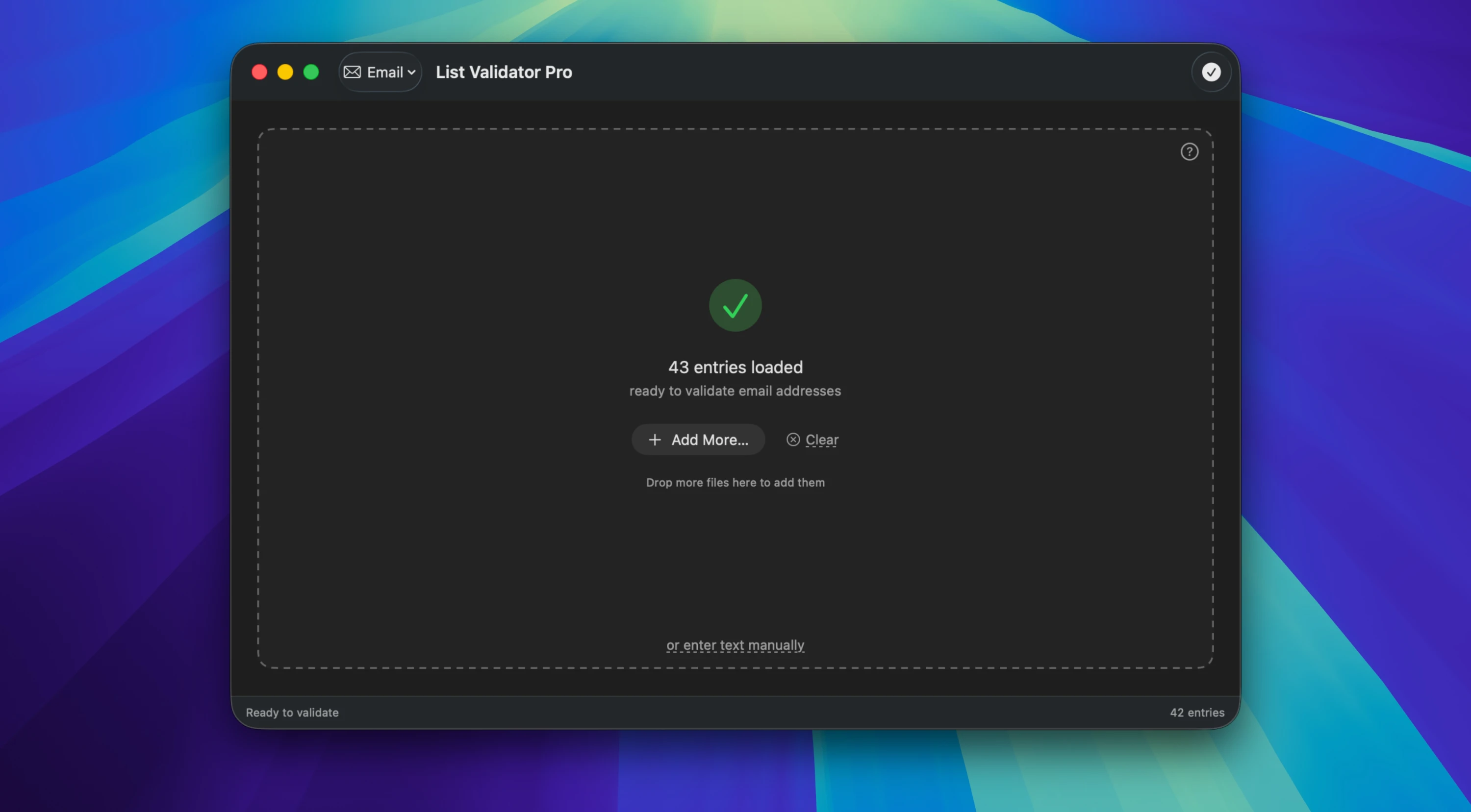 List Validator Pro 截图 2
