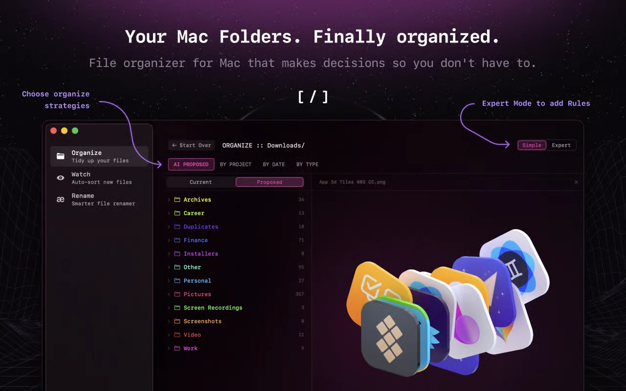 Refolder screenshot 1