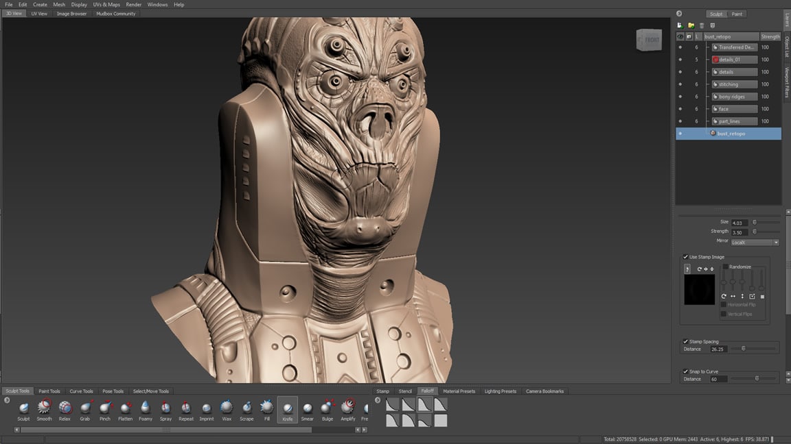 Mudbox 2025 截图 1