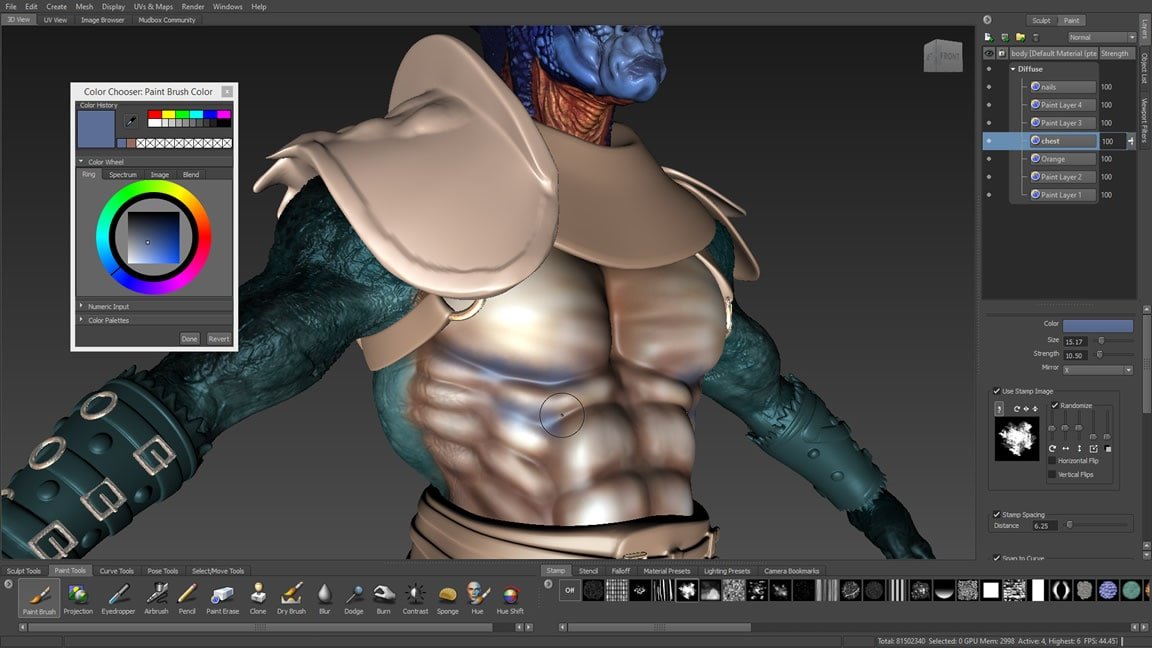 Mudbox 2025 截图 3