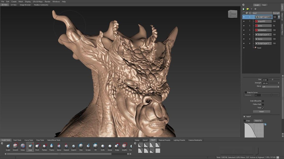 Mudbox 2025 截图 4