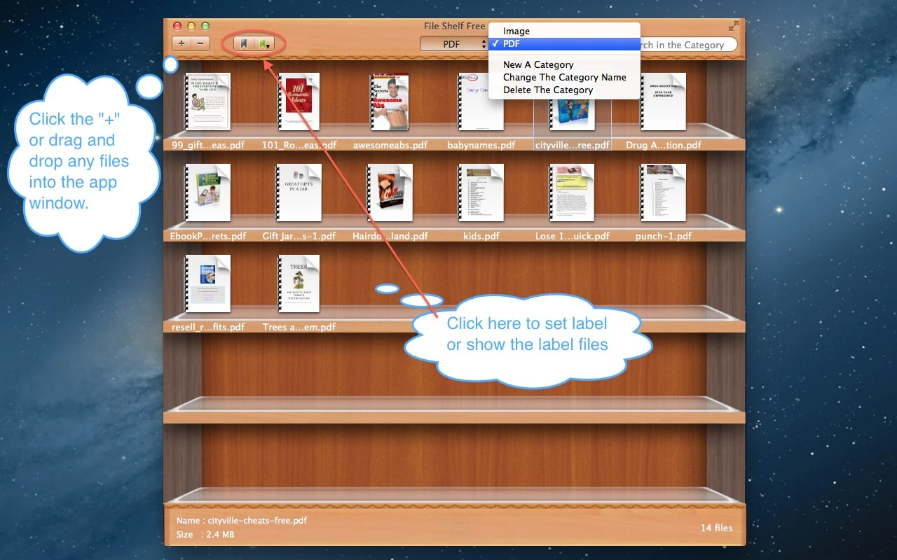 Bookshelf - Library screenshot 1