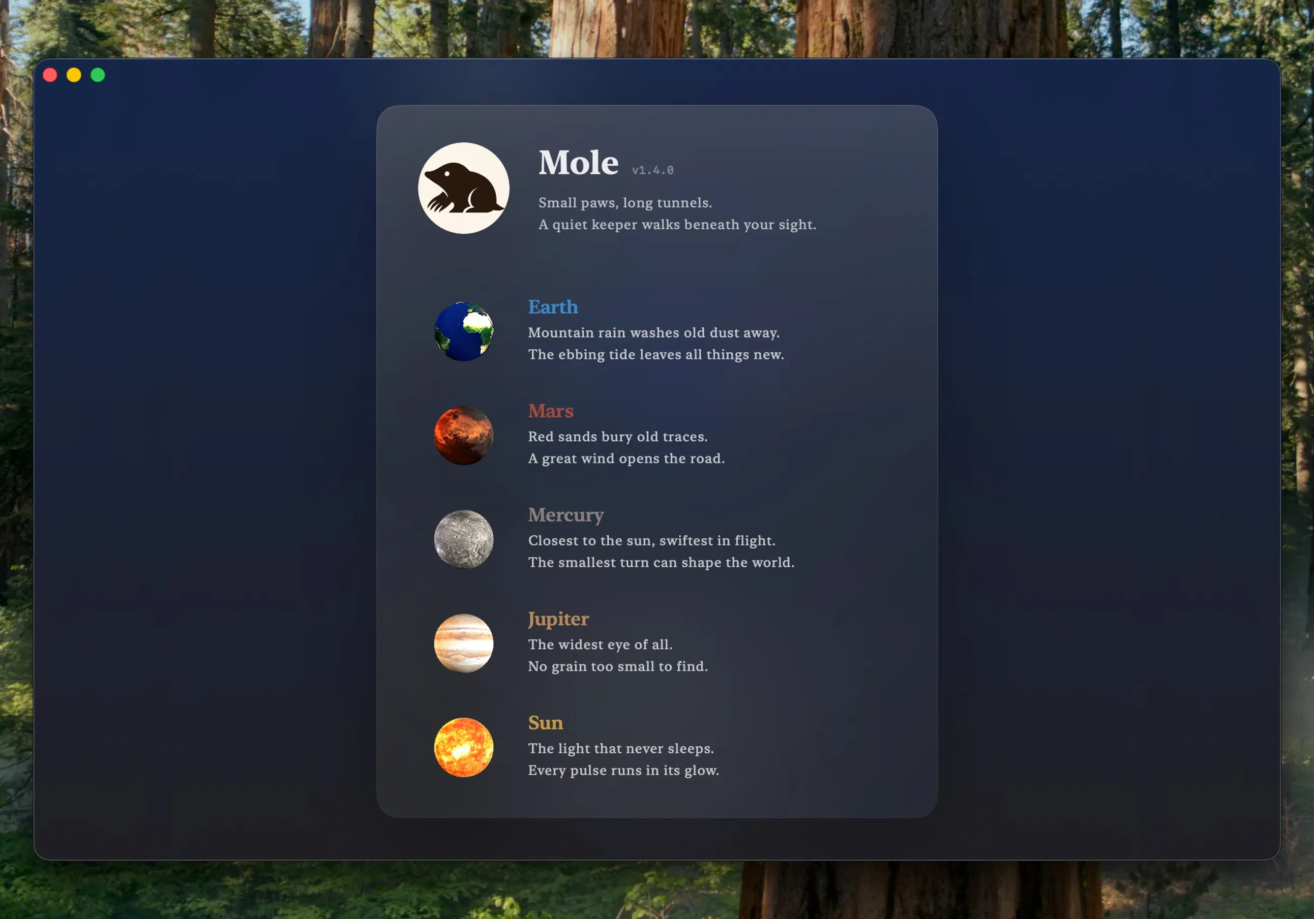 Mole screenshot 6