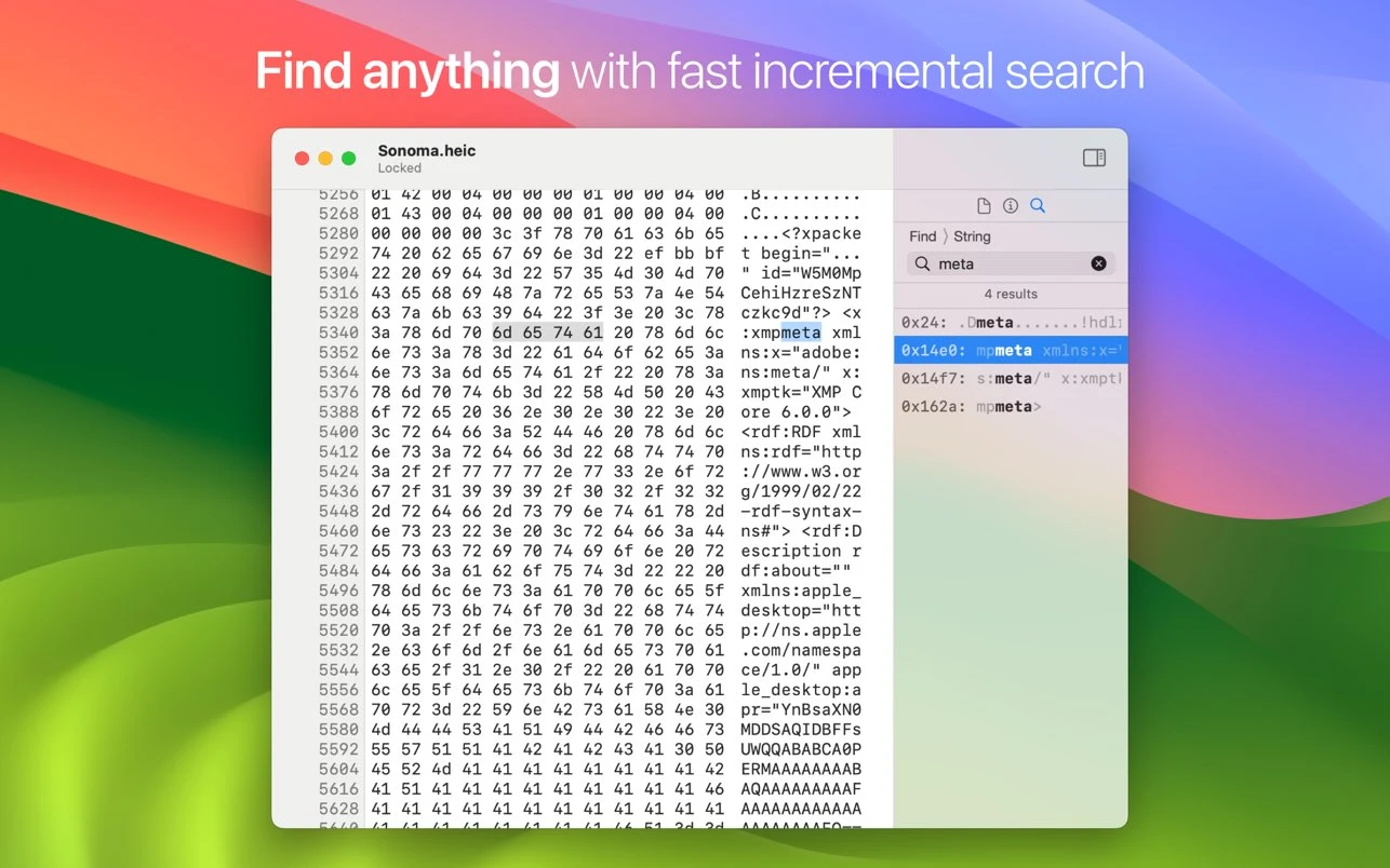 HextEdit screenshot 3