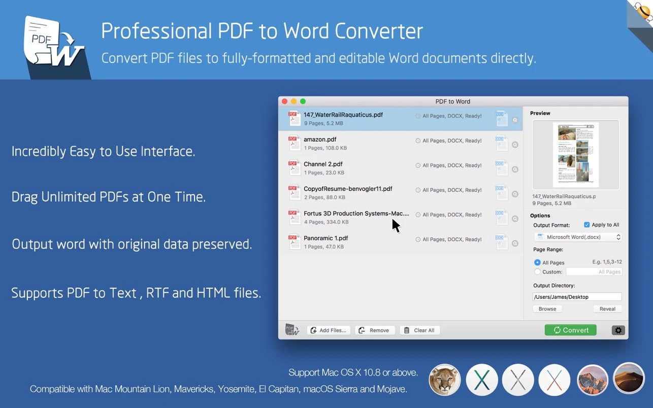 PDF to Word - Flyingbee screenshot 1