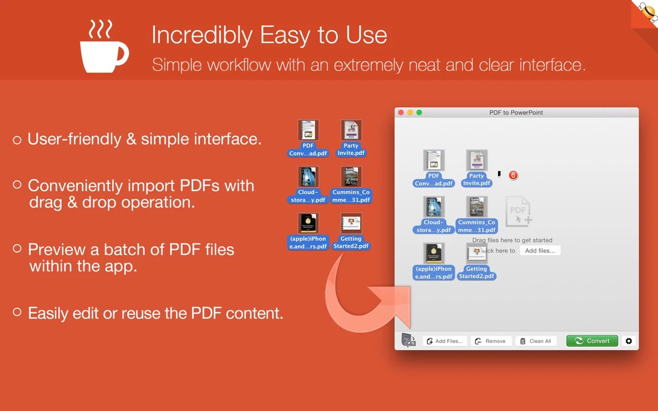 PDF to PowerPoint - Flyingbee screenshot 2