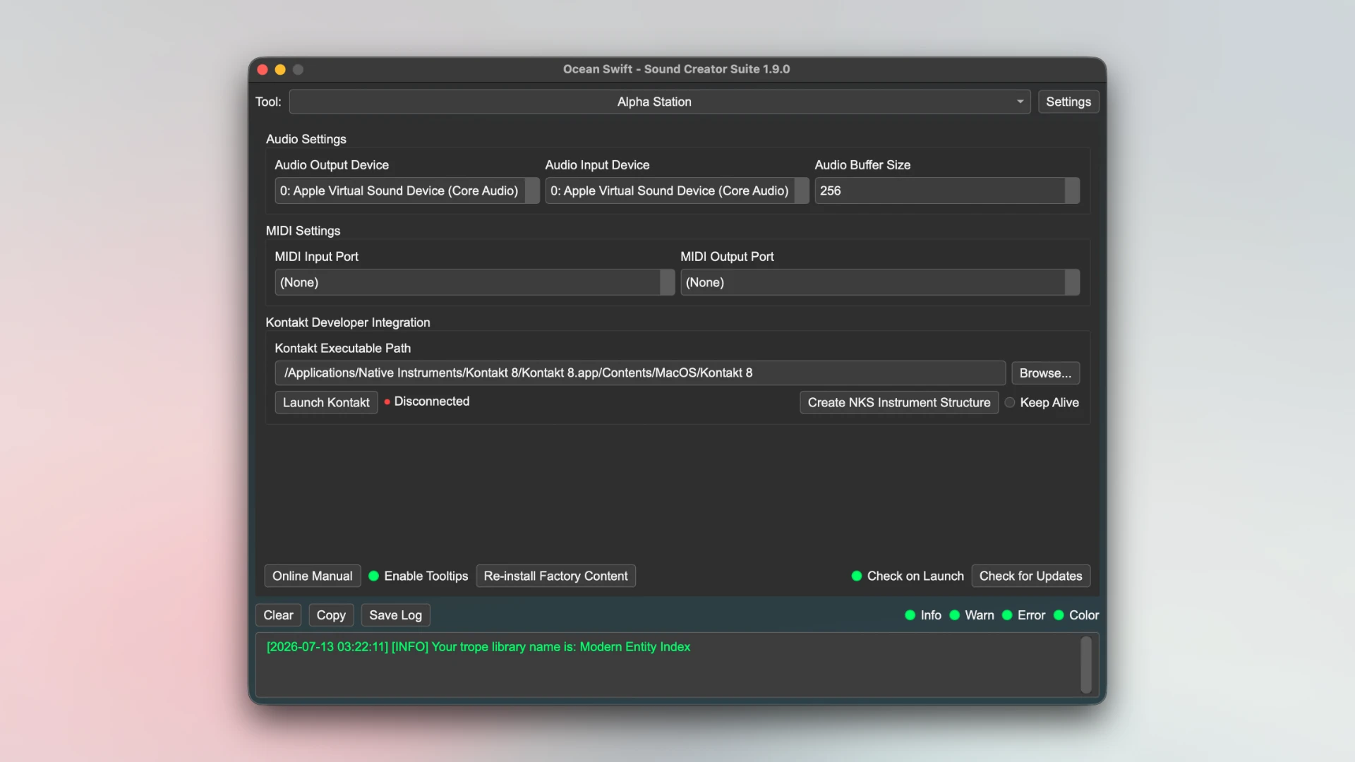 Ocean Swift Sound Creator Suite screenshot 2