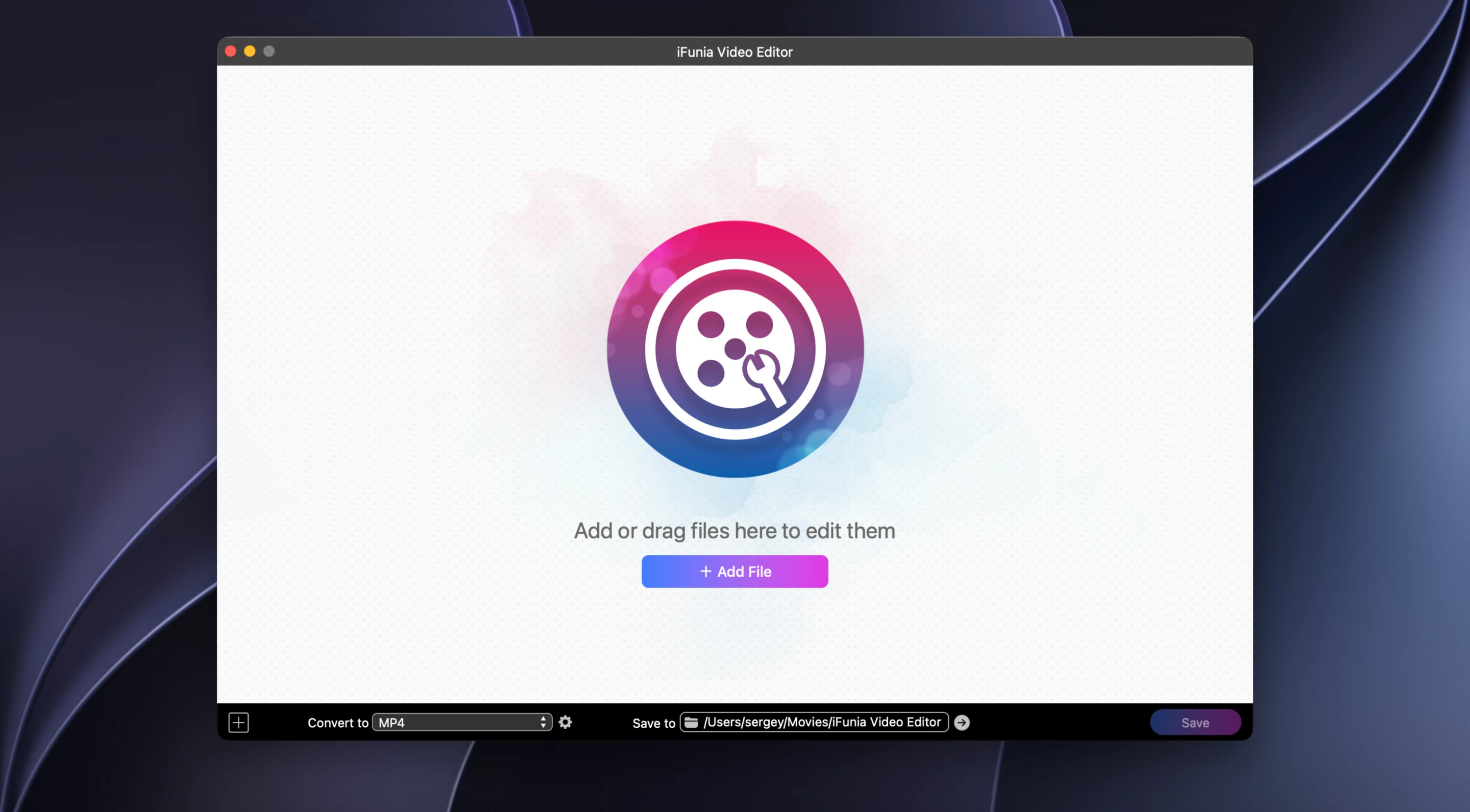 iFunia Video Editor screenshot 1