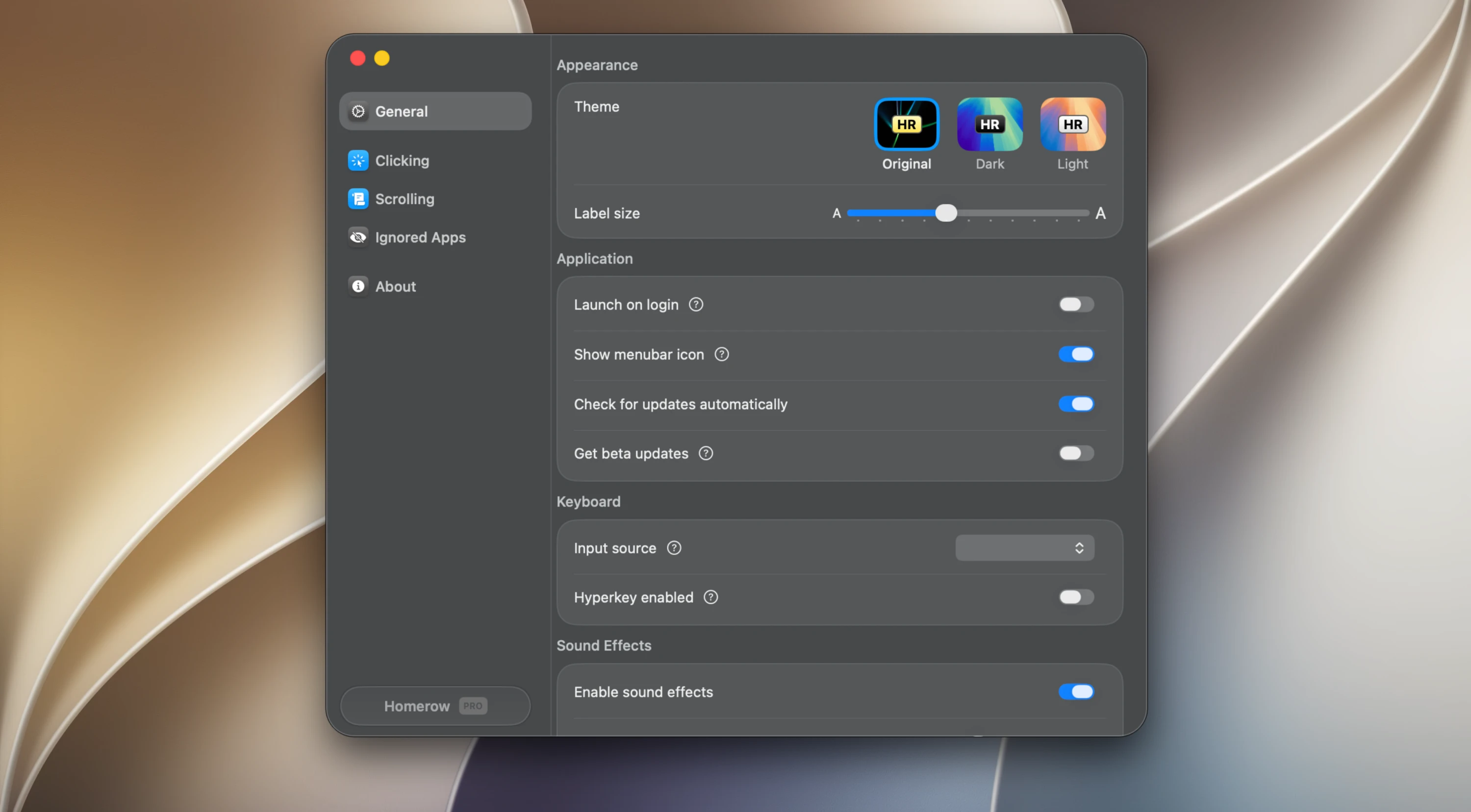 Homerow screenshot 2