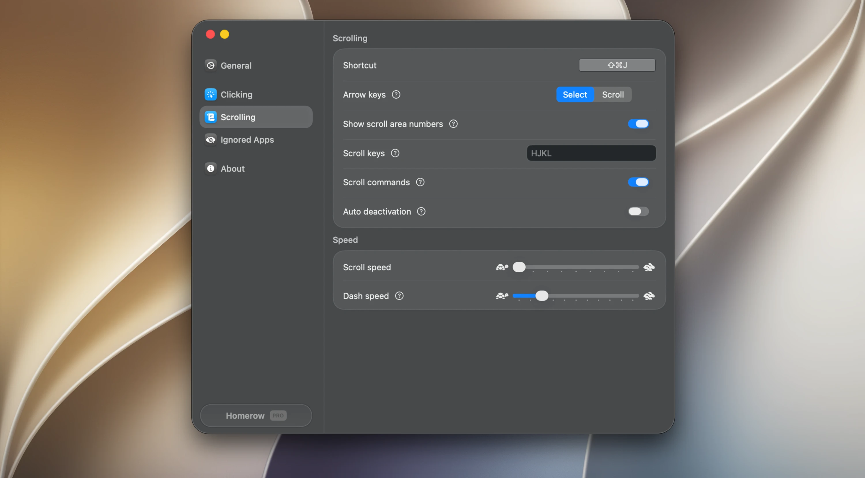 Homerow screenshot 4