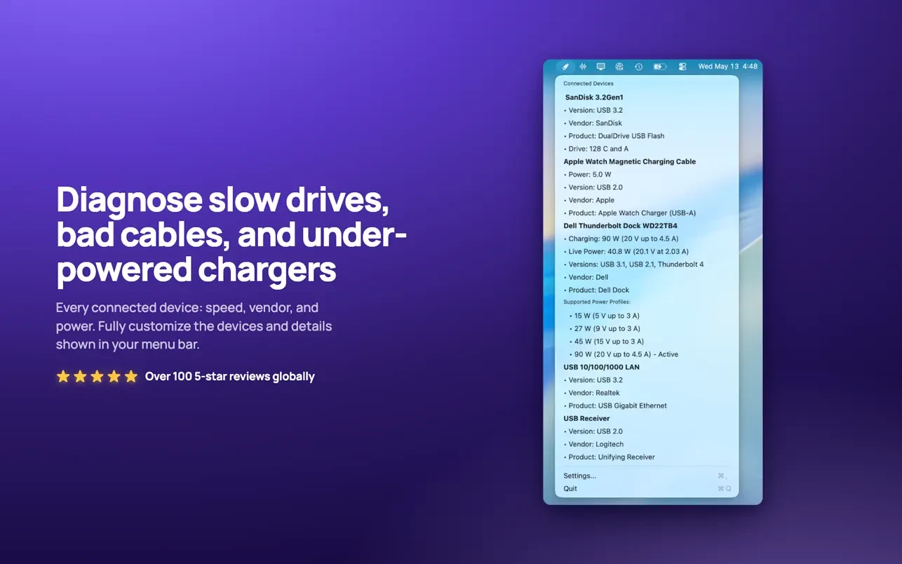 USB Connection Info screenshot 1