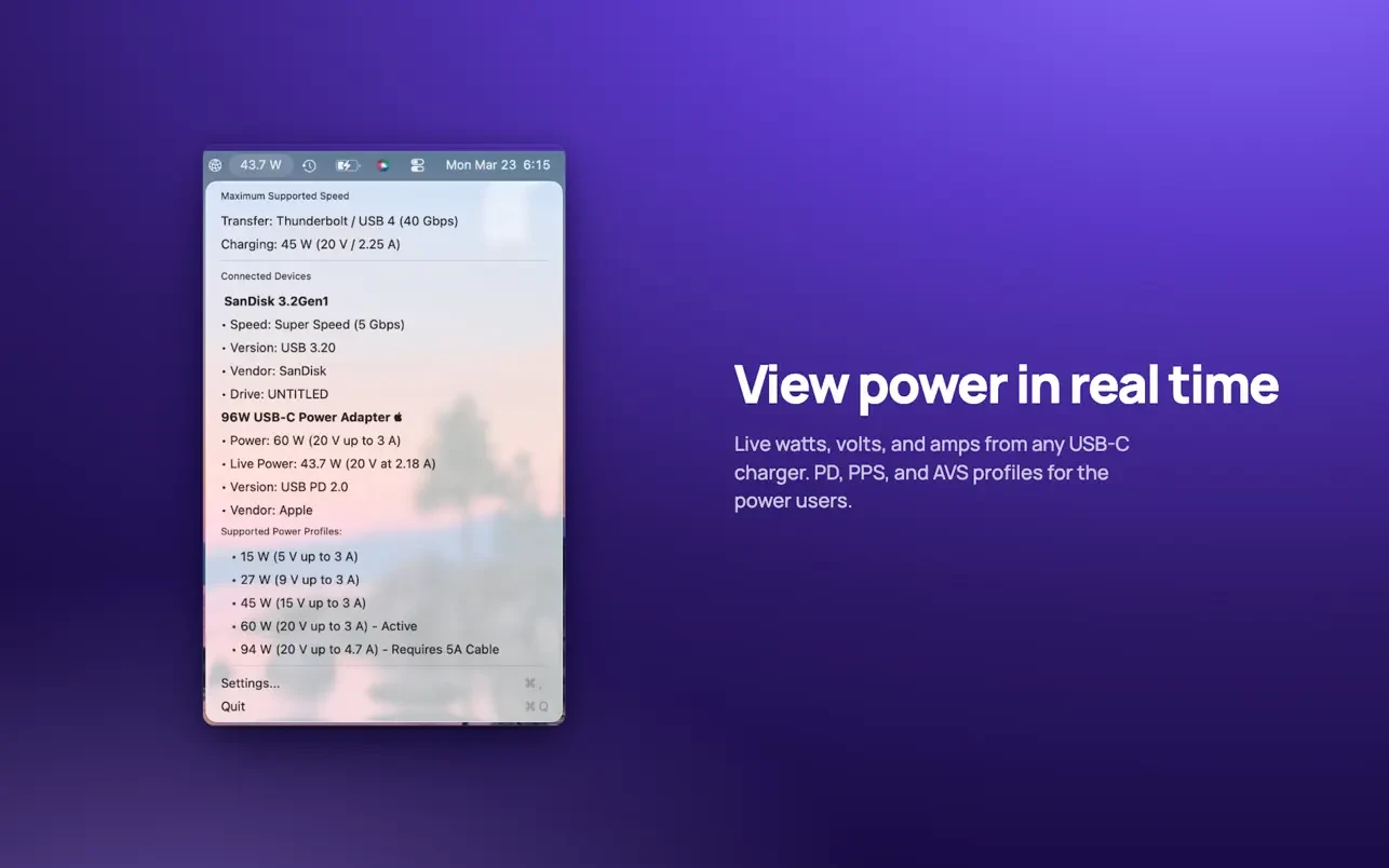 USB Connection Info screenshot 3